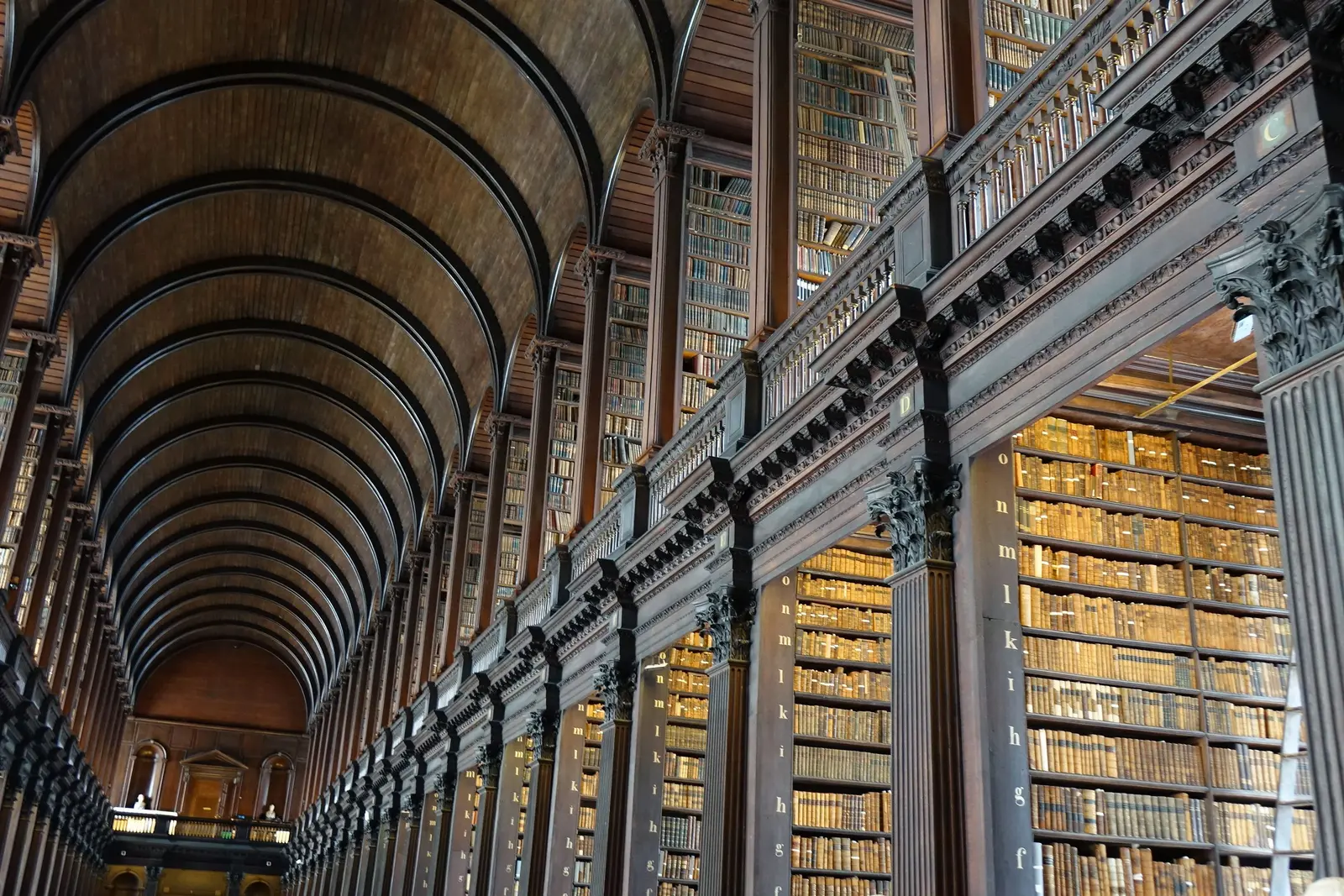 The best places to study in Dublin Expansive view of the historic Long Room library in Trinity College Dublin.