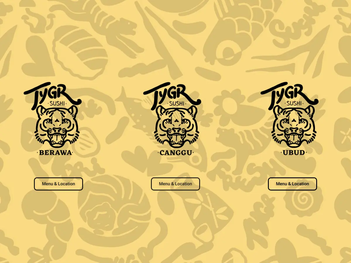 TYGR UBUD's website