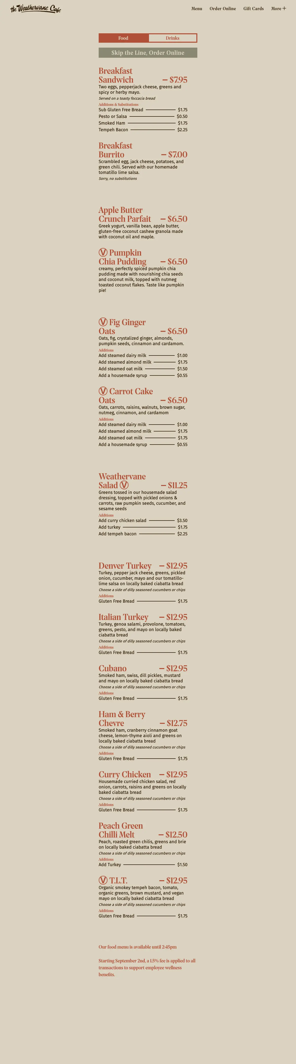 The Weathervane Cafe, photo 1