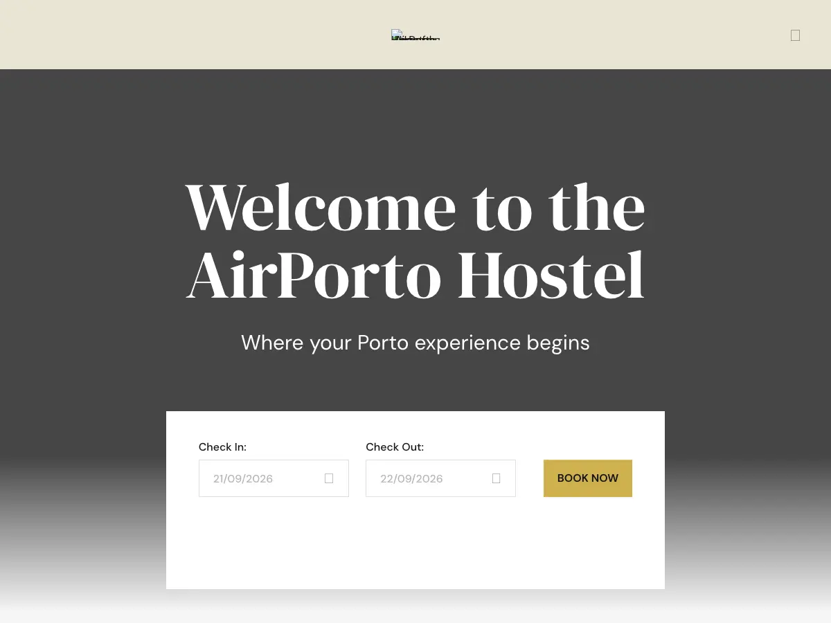 AirPorto Hostel's website