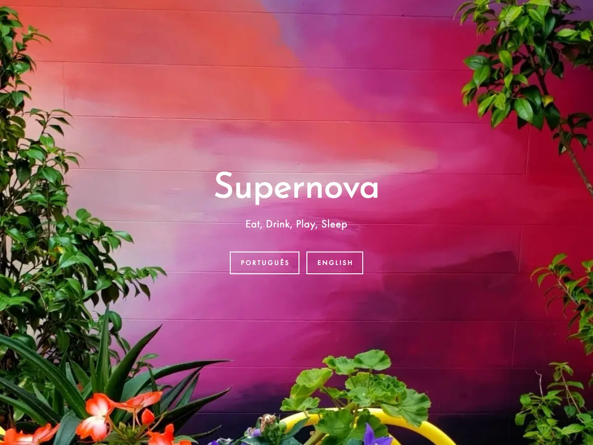 Supernova Café's website