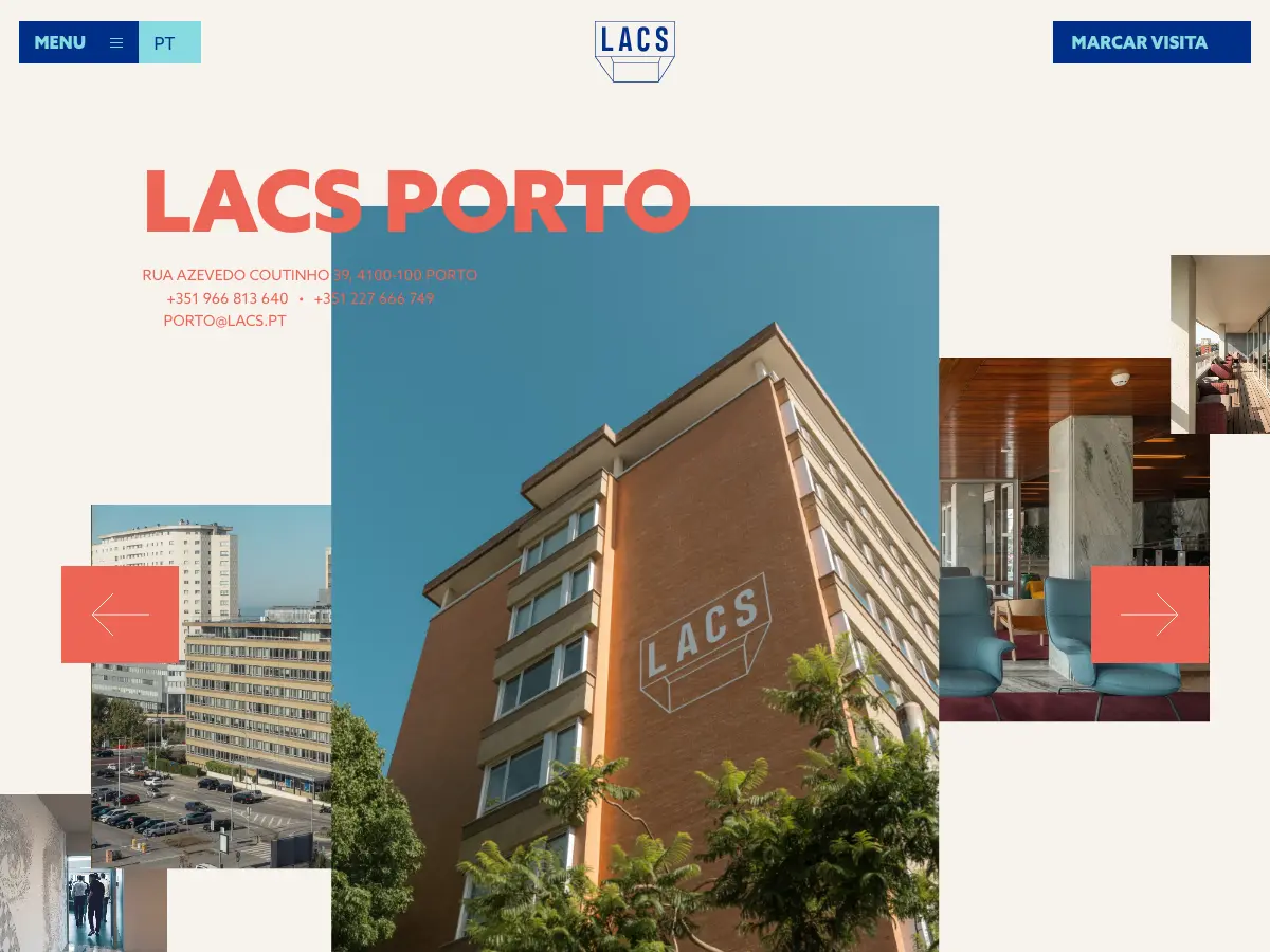 LACS Porto's website