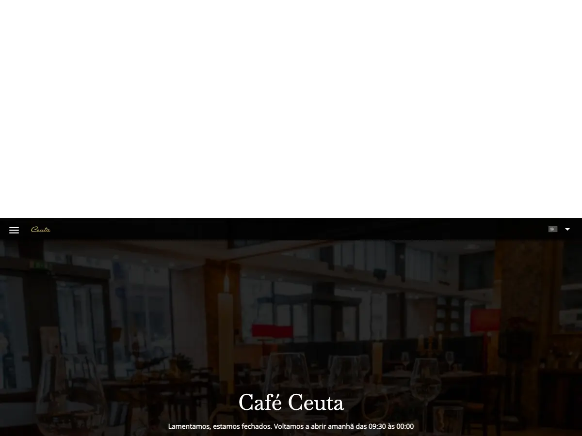 Café Ceuta's website