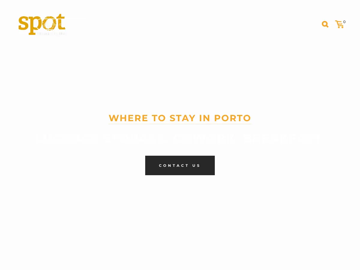 Spot Luggage & Lounge's website