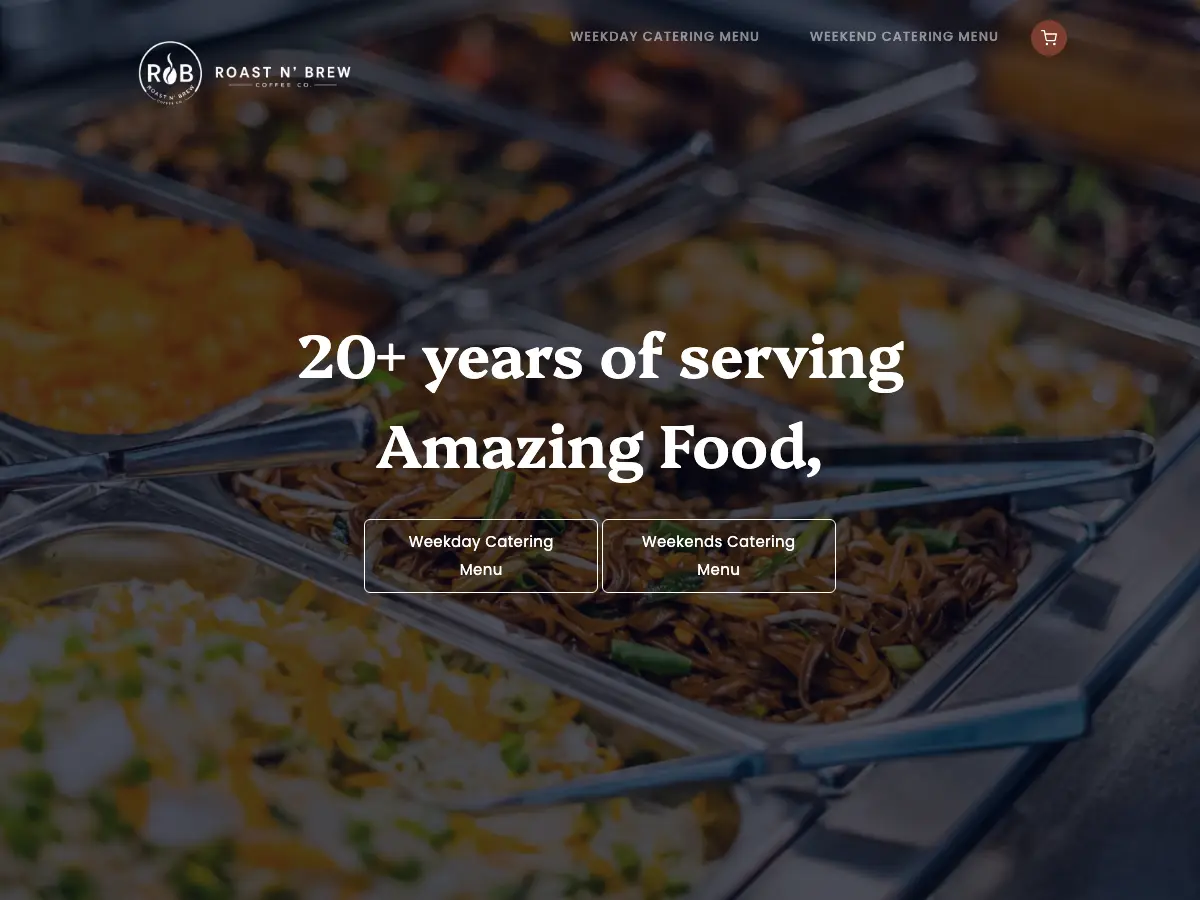 Roast n' Brew's website