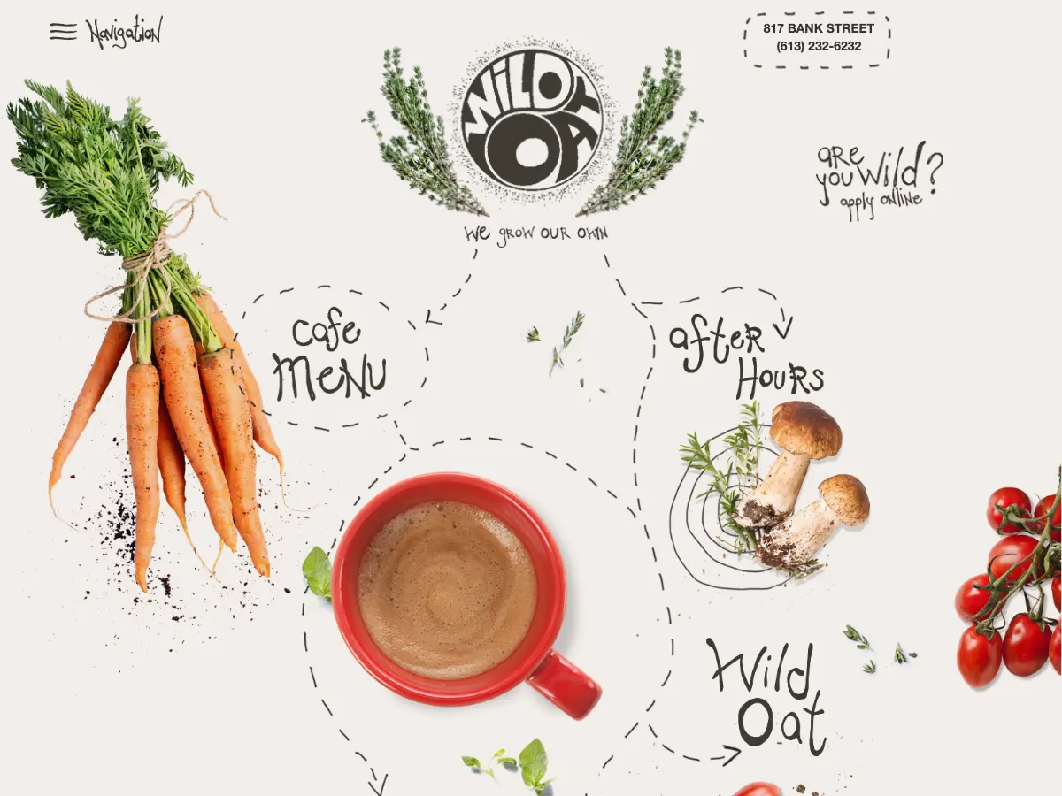 Wild Oat Bakery's website