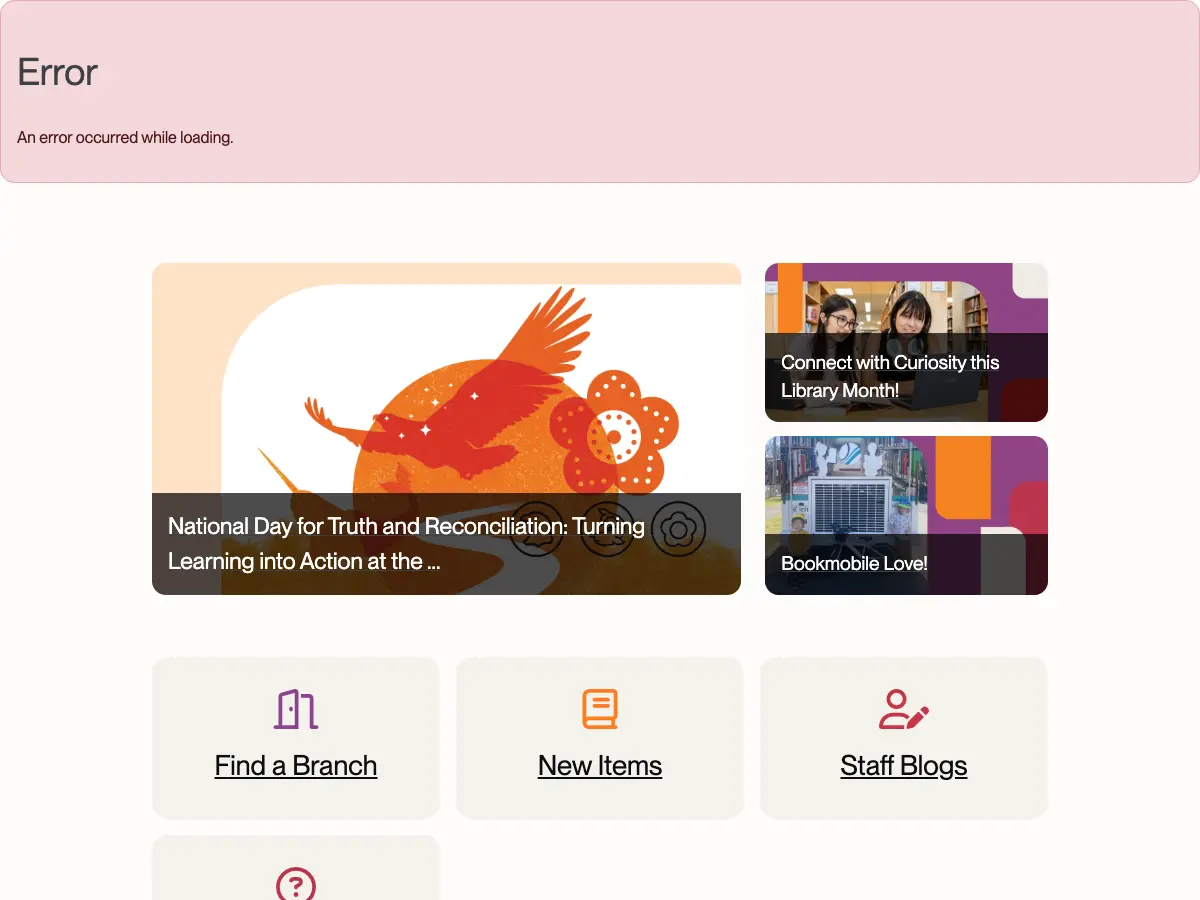 Alta Vista Bibliotheques's website
