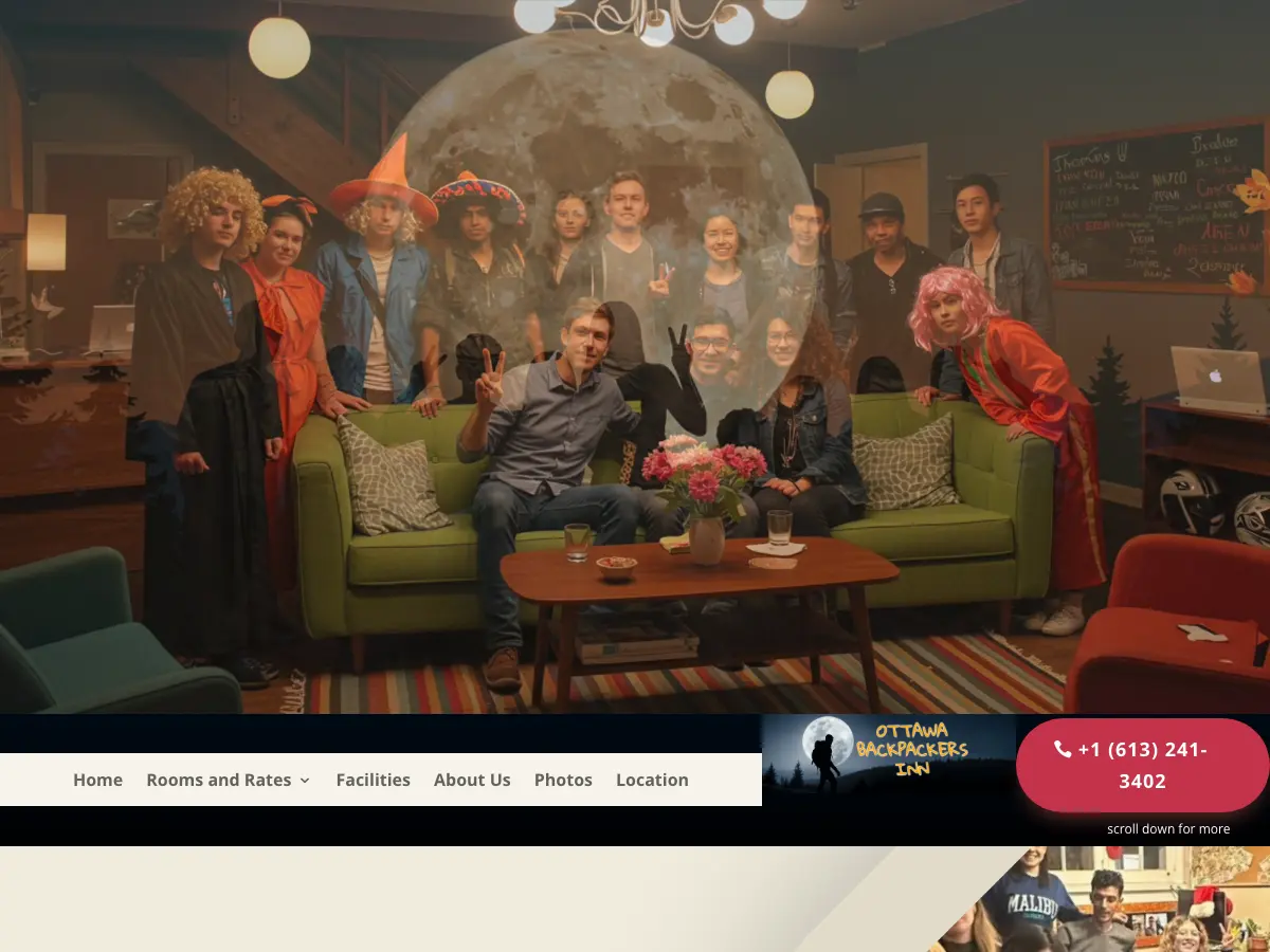 Ottawa Backpackers Inn's website