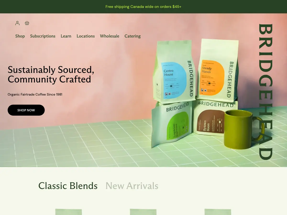 Bridgehead's website