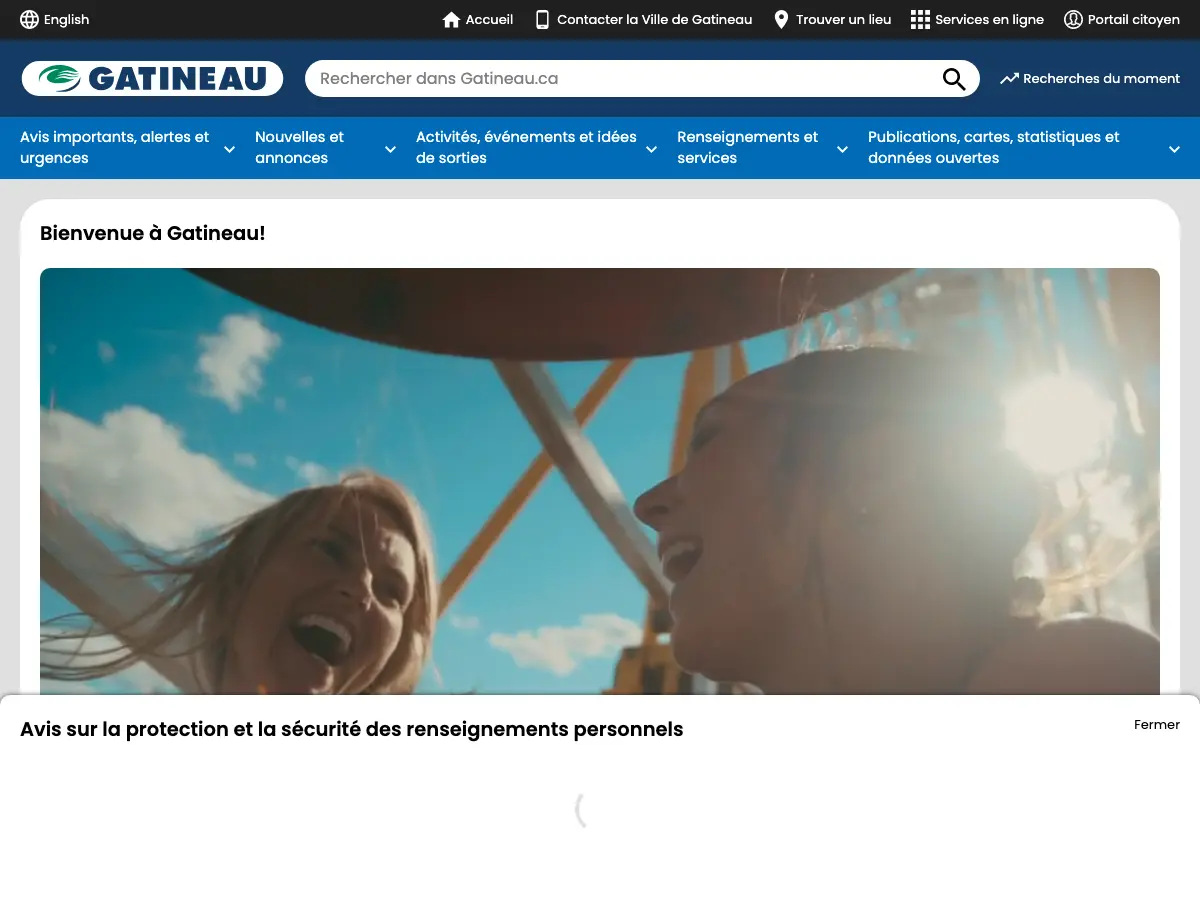 Bibliotheque Lucien-Lalonde's website