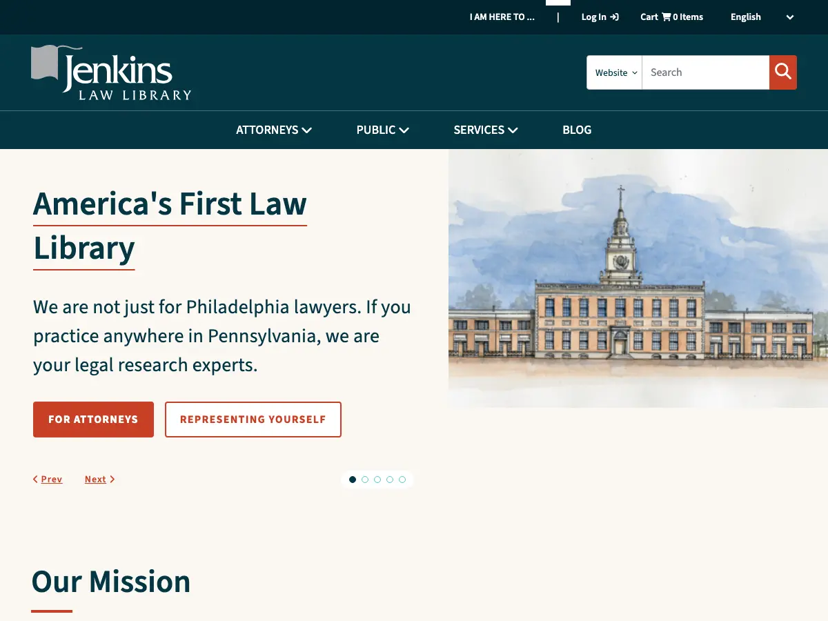 Jenkins Law Library's website