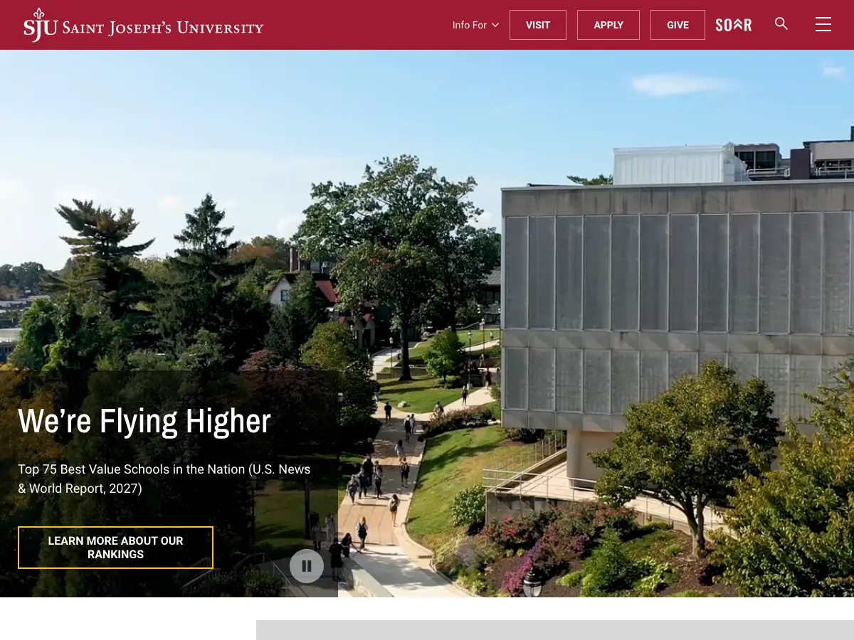 Francis A. Drexel Library's website