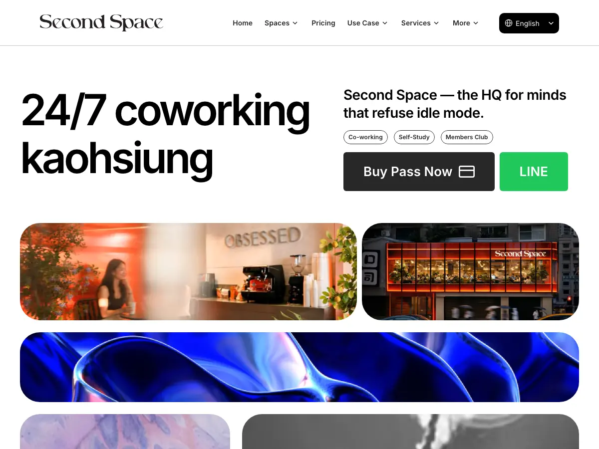 Second Space's website