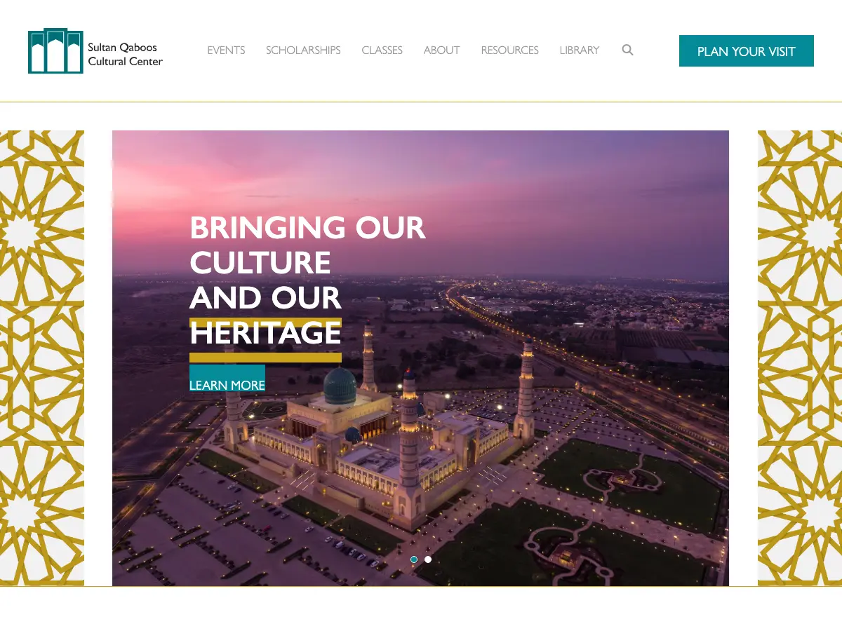 Sultan Qaboos Cultural Center (SQCC)'s website