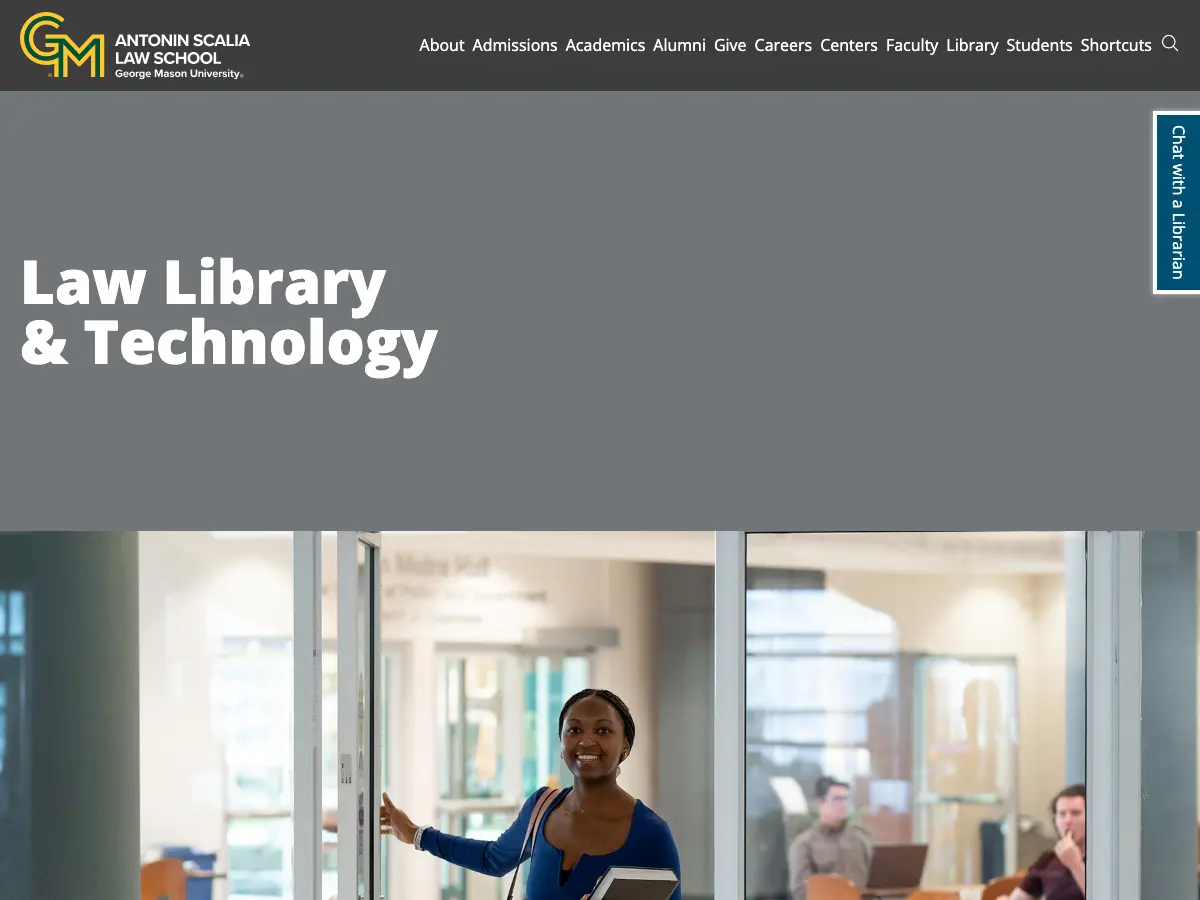 George Mason Law Library's website