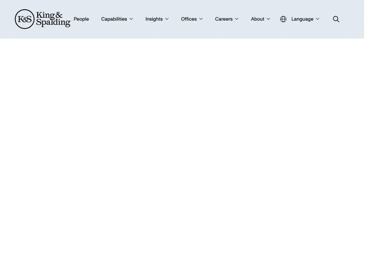 King & Spalding, Law Library's website