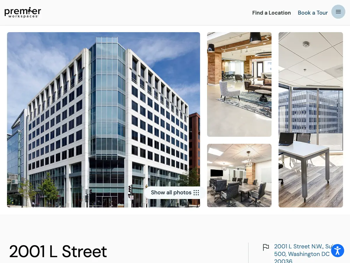 Premier Workspaces's website