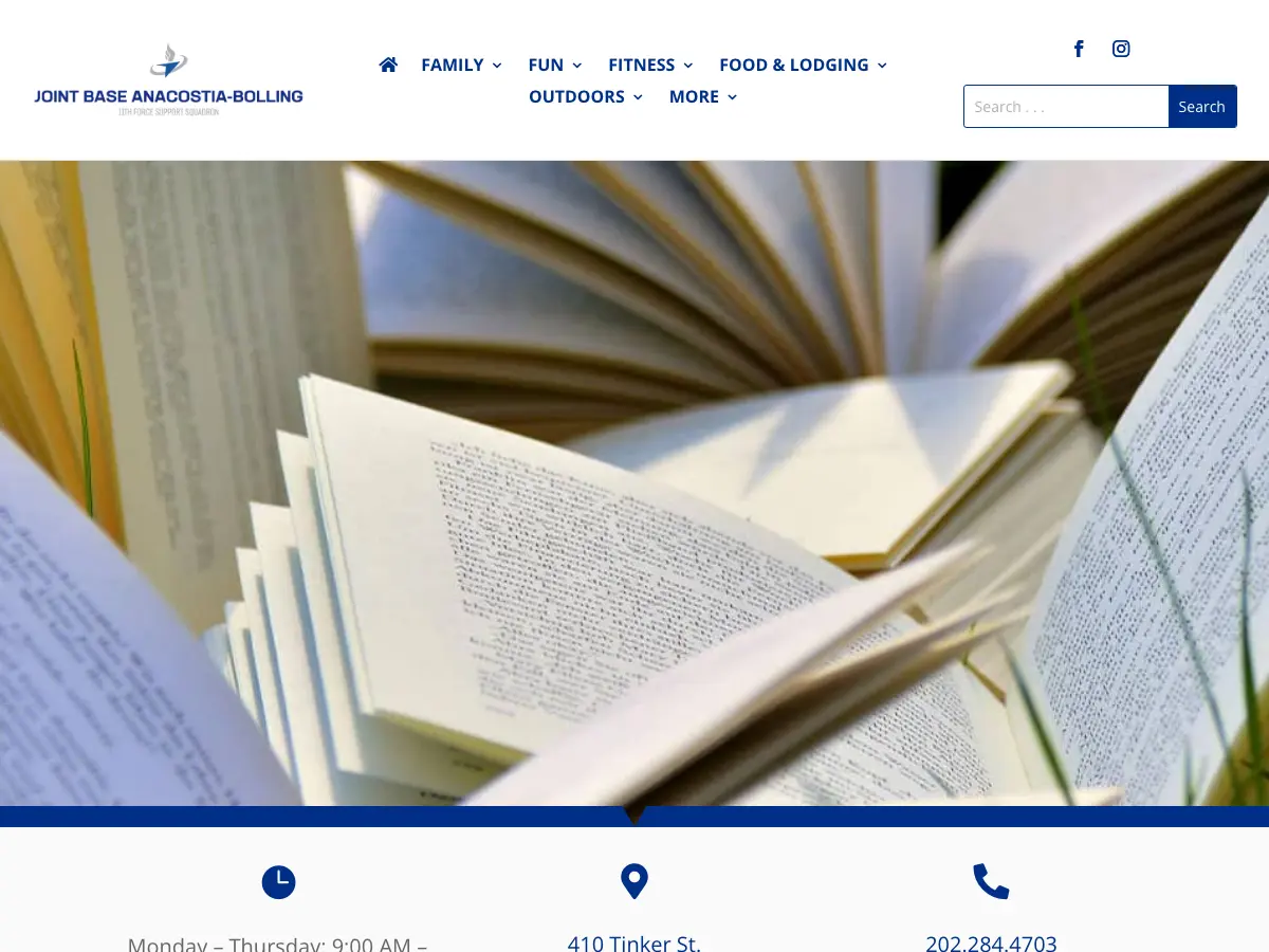 JBAB Library's website