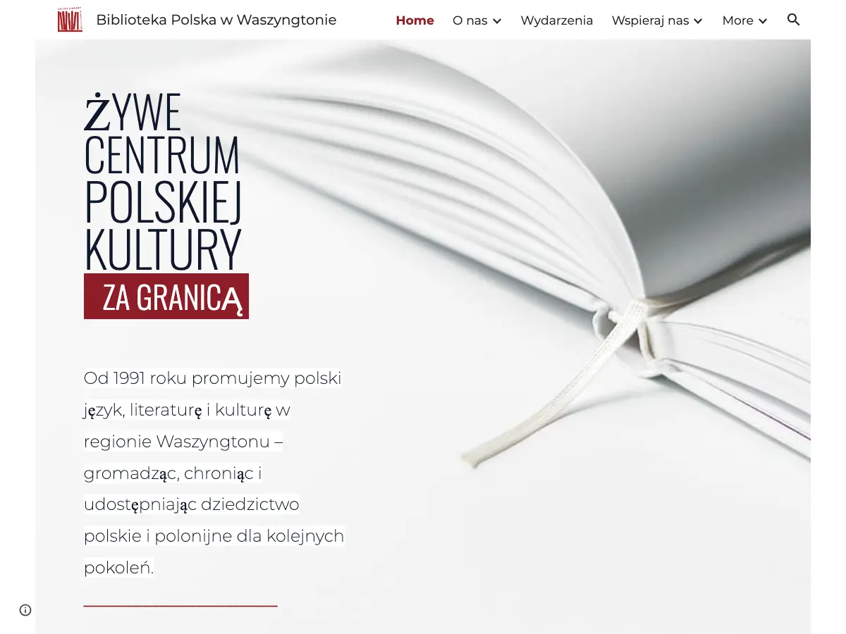 Polish Library In Washington's website