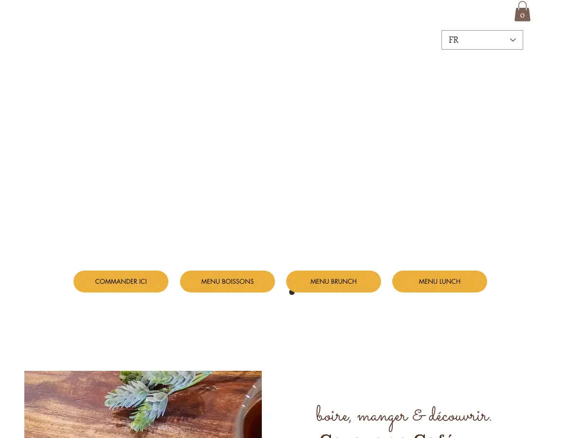 Caravane Café's website