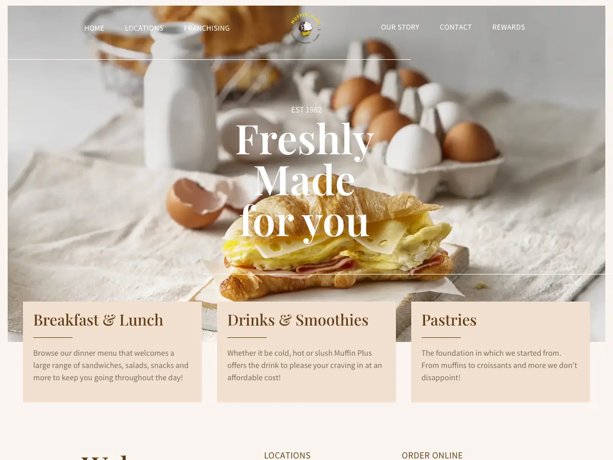 Muffin Plus's website