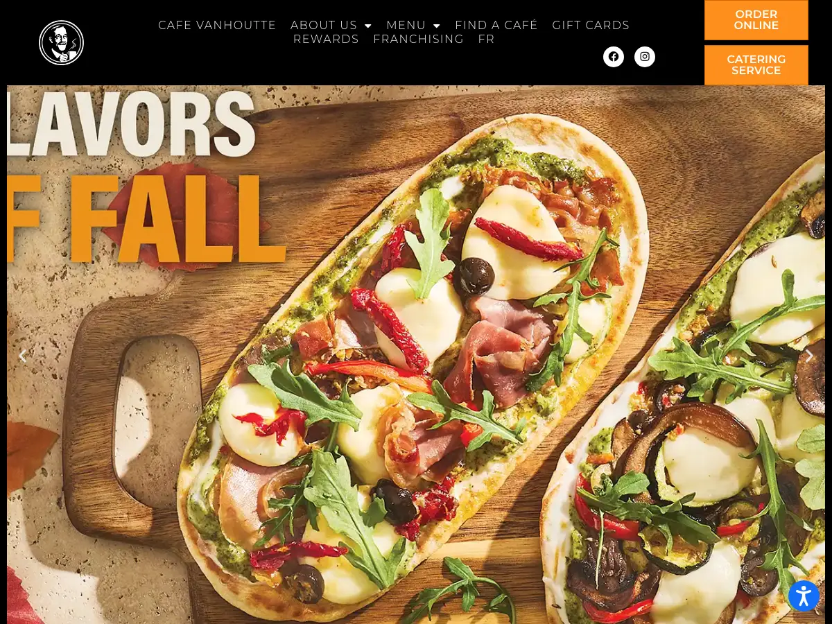Café Van Houtte's website