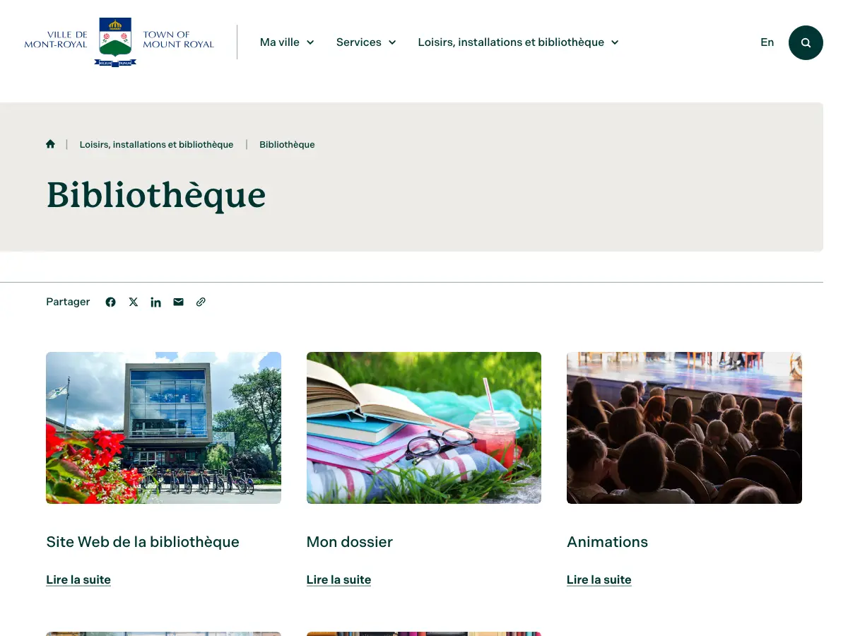 Bibliothèque Reginald-J.-P.-Dawson's website