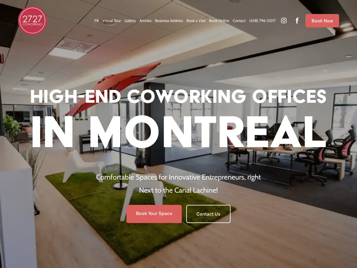 2727 Coworking - Bureaux à louer's website