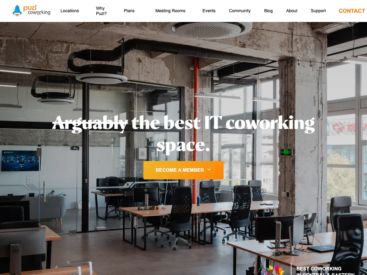 Puzl CowOrKing The View's website
