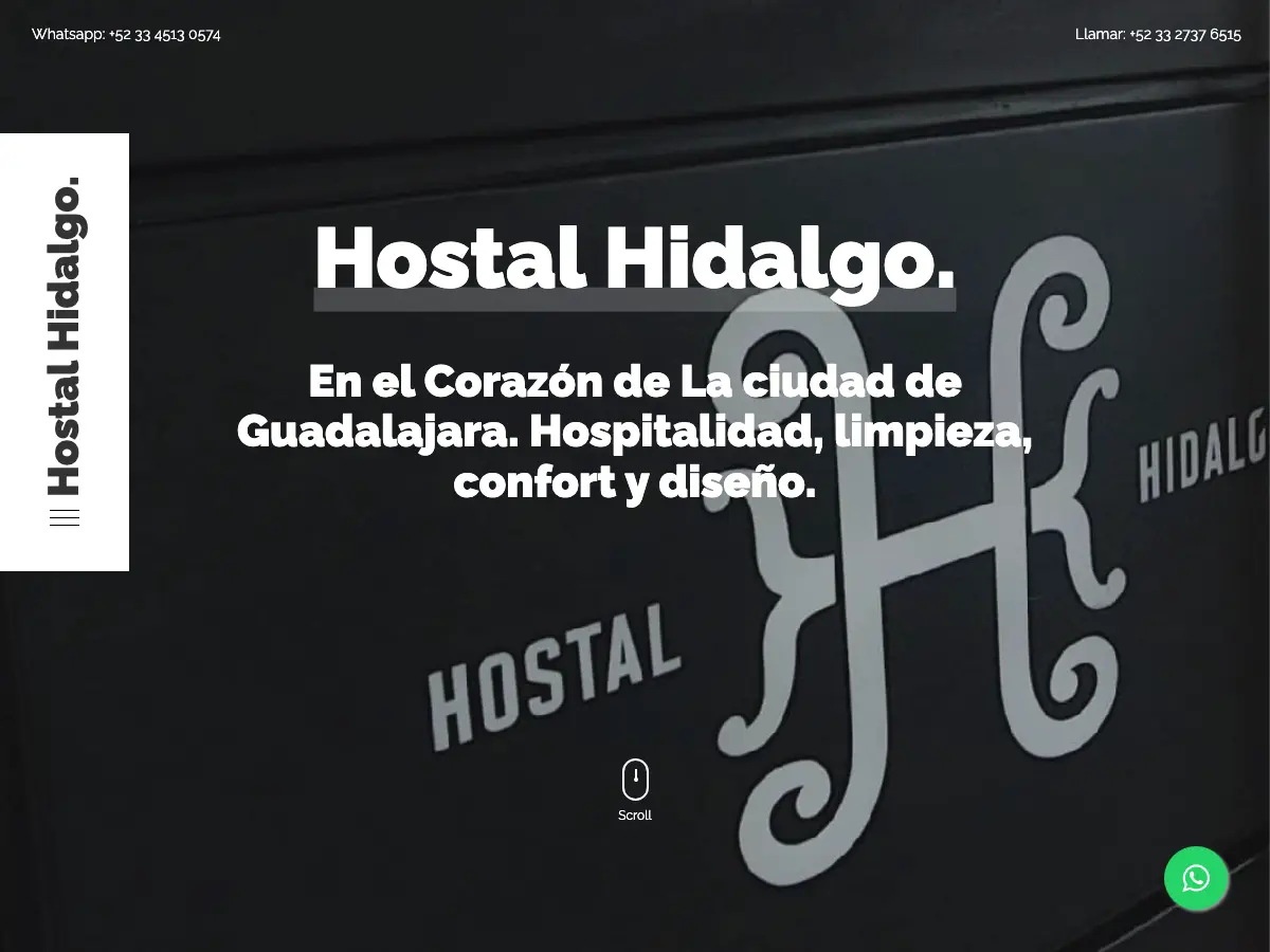 Hostal Hidalgo's website