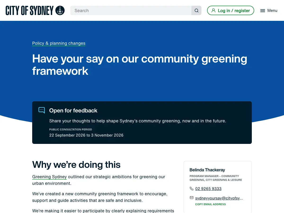 Green Square Library's website