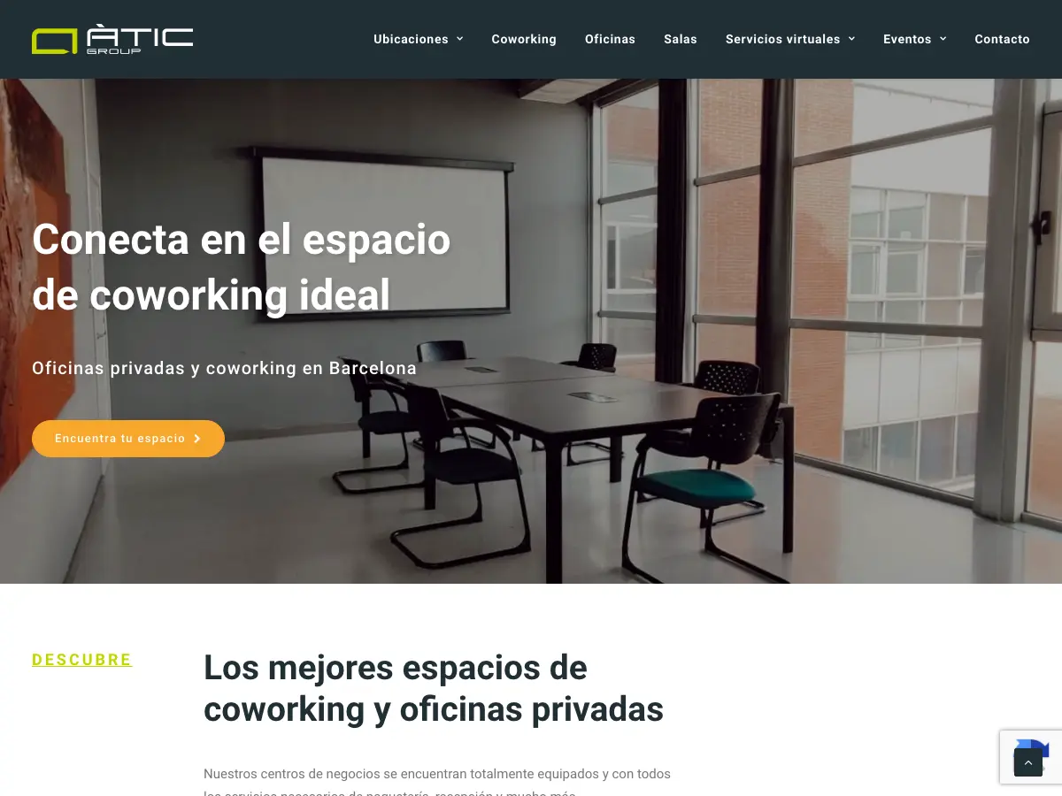 Àtic Barcelona's website