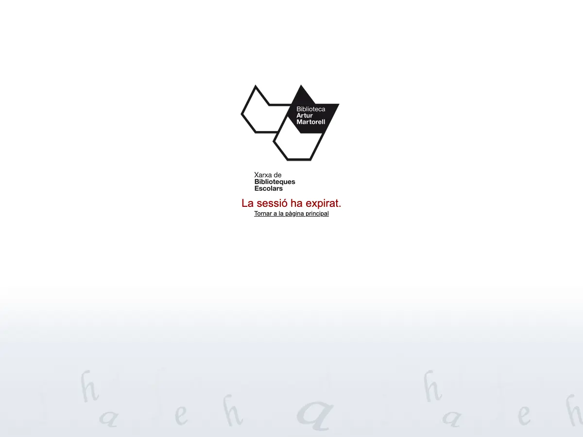 Biblioteca Artur Martorell's website