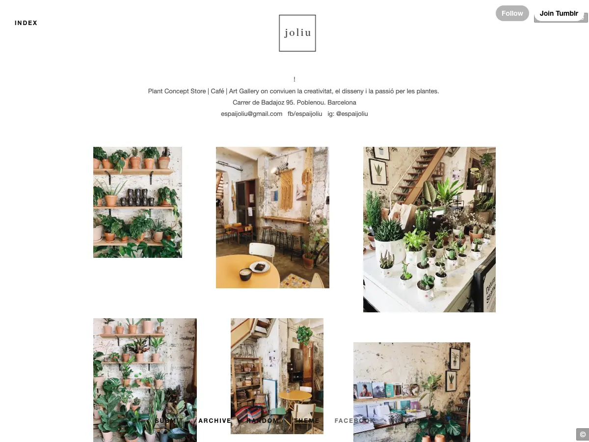 Espai Joliu's website