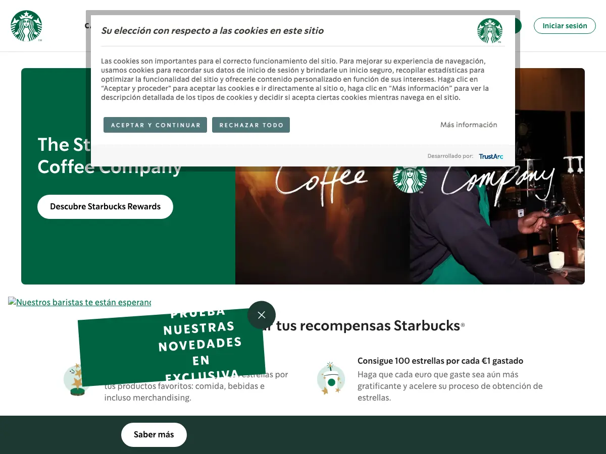 Starbucks | Rambla Catalunya's website