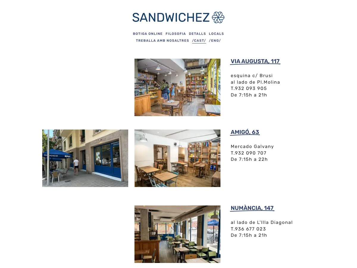 SandwiChez's website