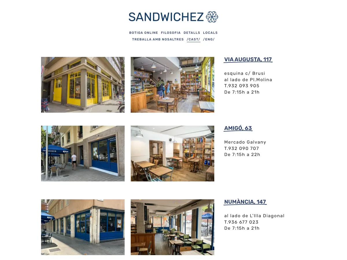 SandwiChez's website