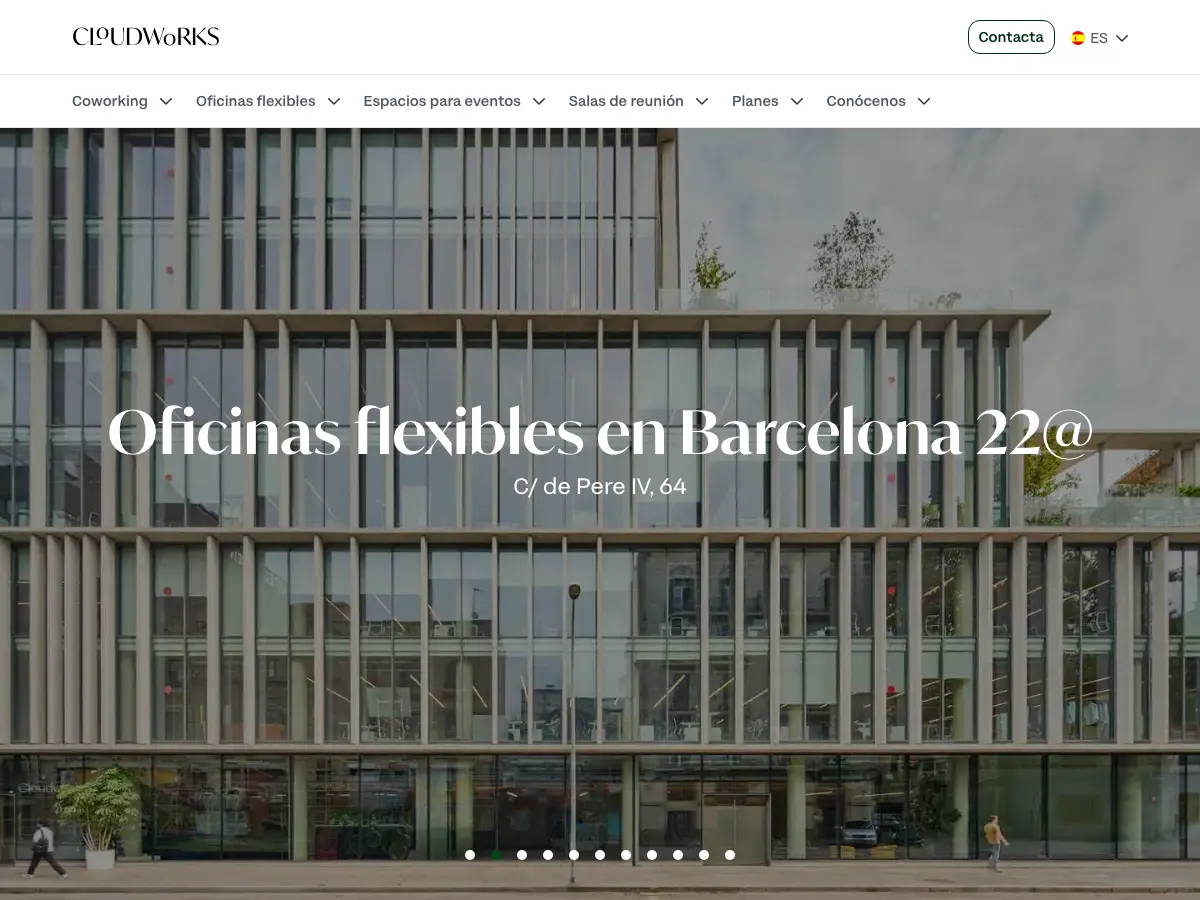Cloudworks 22@'s website