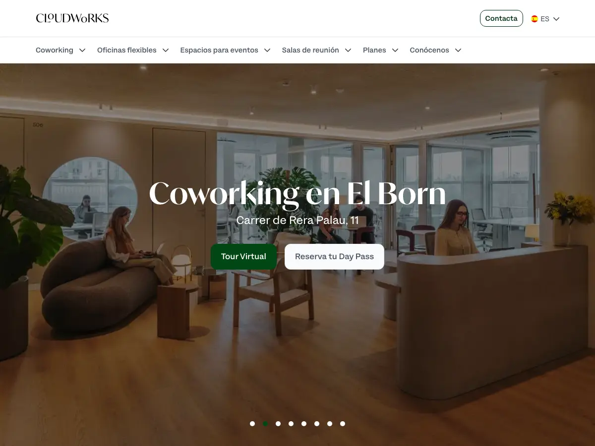 Cloudworks El Born's website