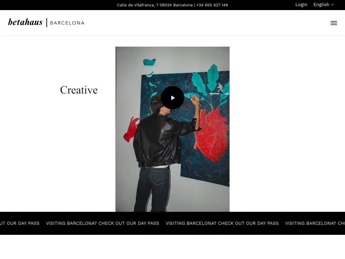 Betahaus's website