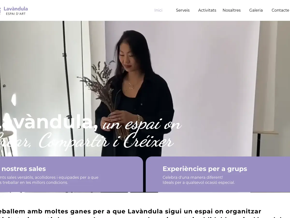 Lavàndula's website