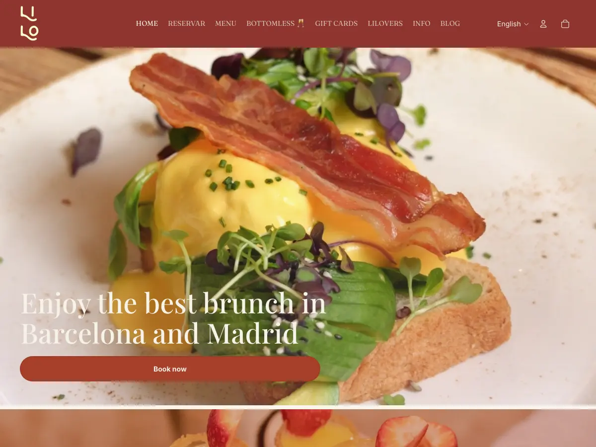 Lilo brunch's website