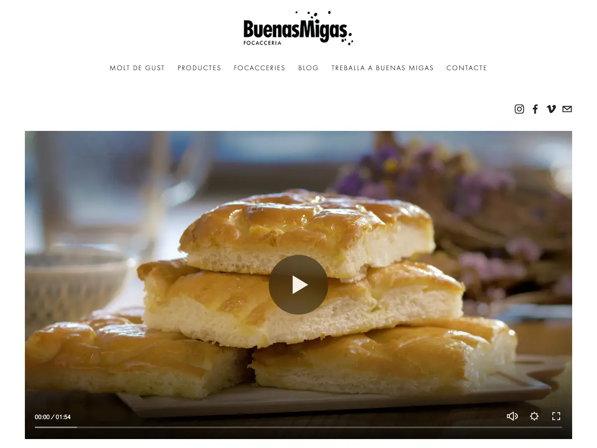 Buenas Migas's website
