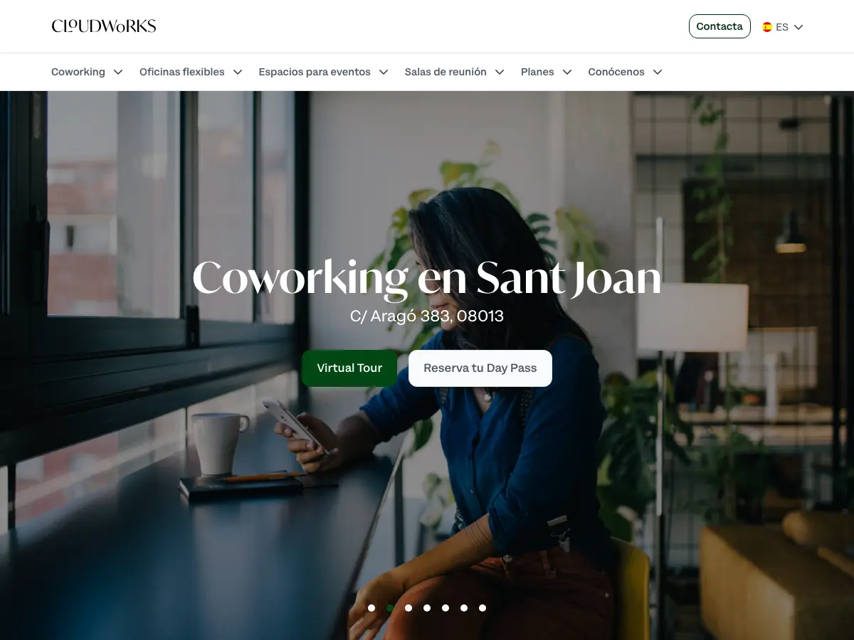 Cloudworks Sant Joan's website