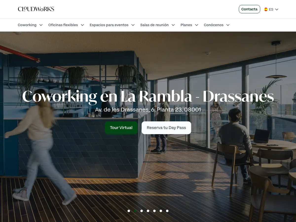 Cloudworks La Rambla - Drassanes's website