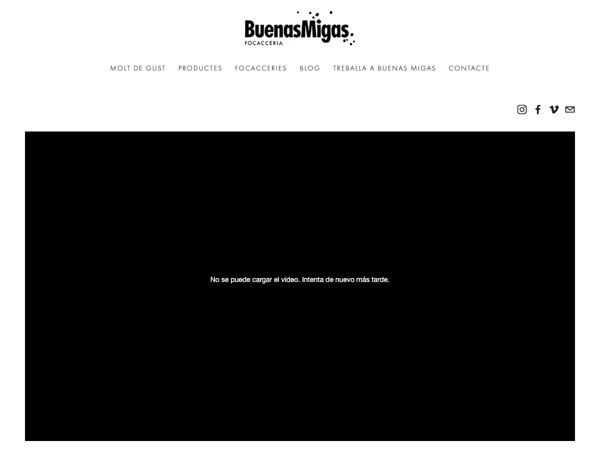 Buenas Migas's website