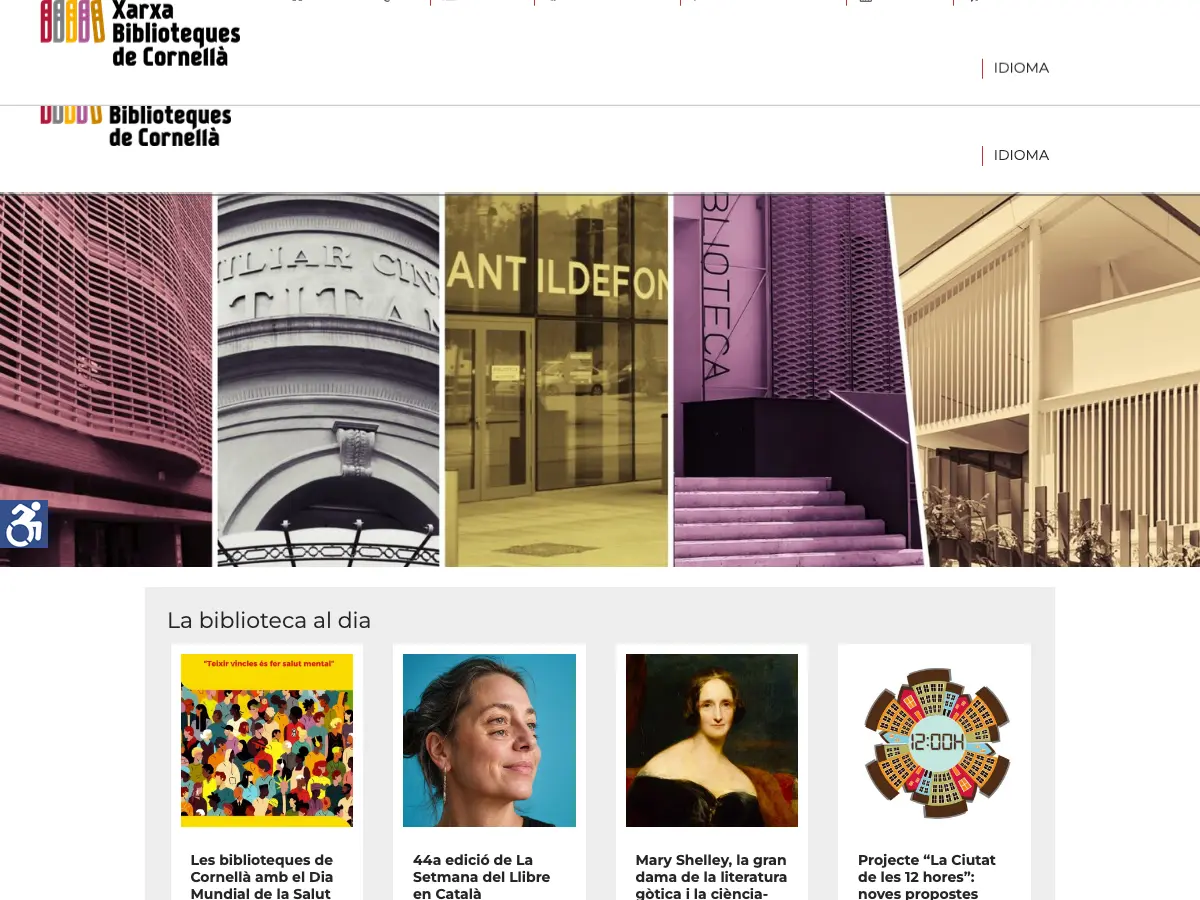 Biblioteca Teresa Pàmies's website