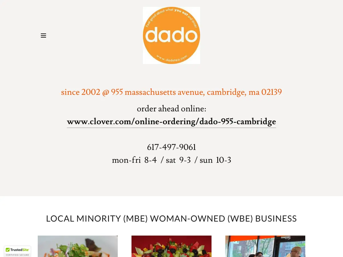Dado Tea's website
