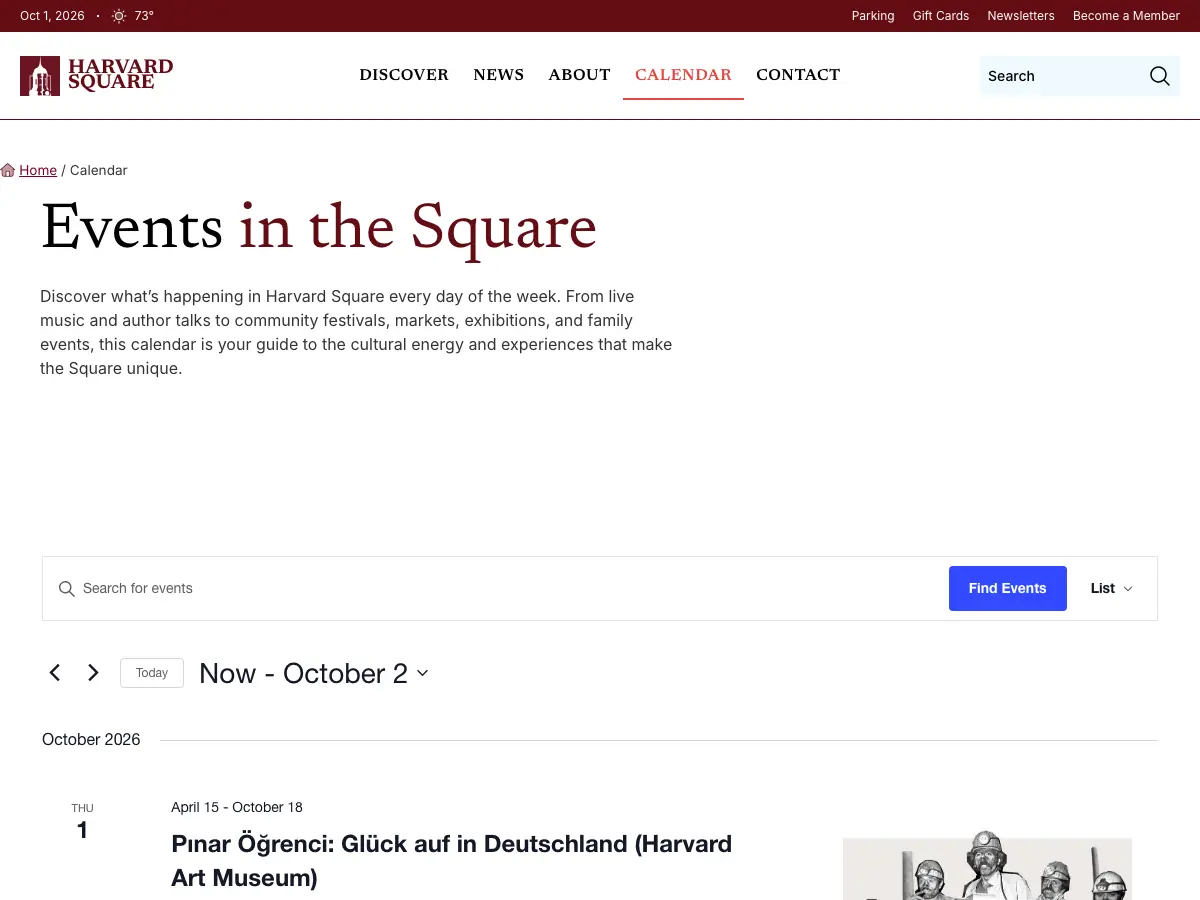 Capital One Cafe's website