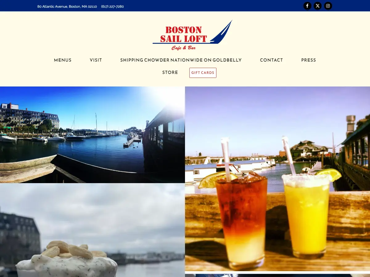 Boston Sail Loft's website